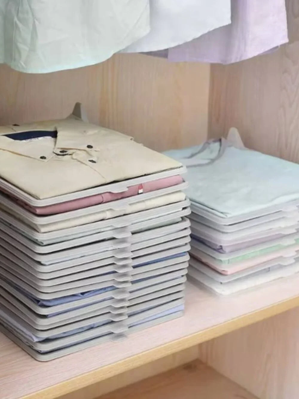 Fold Board Clothes Organization System Shirt Folder(10 Pack)